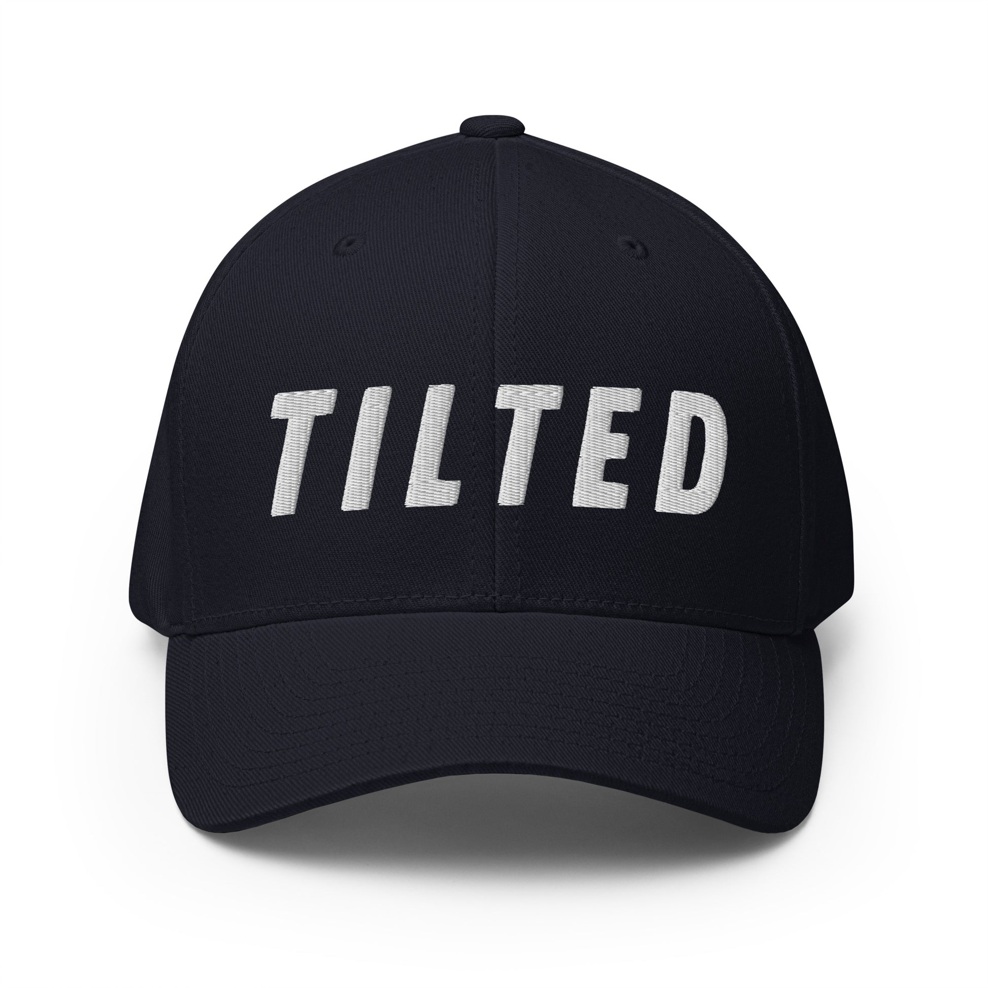 Tilted golf hat