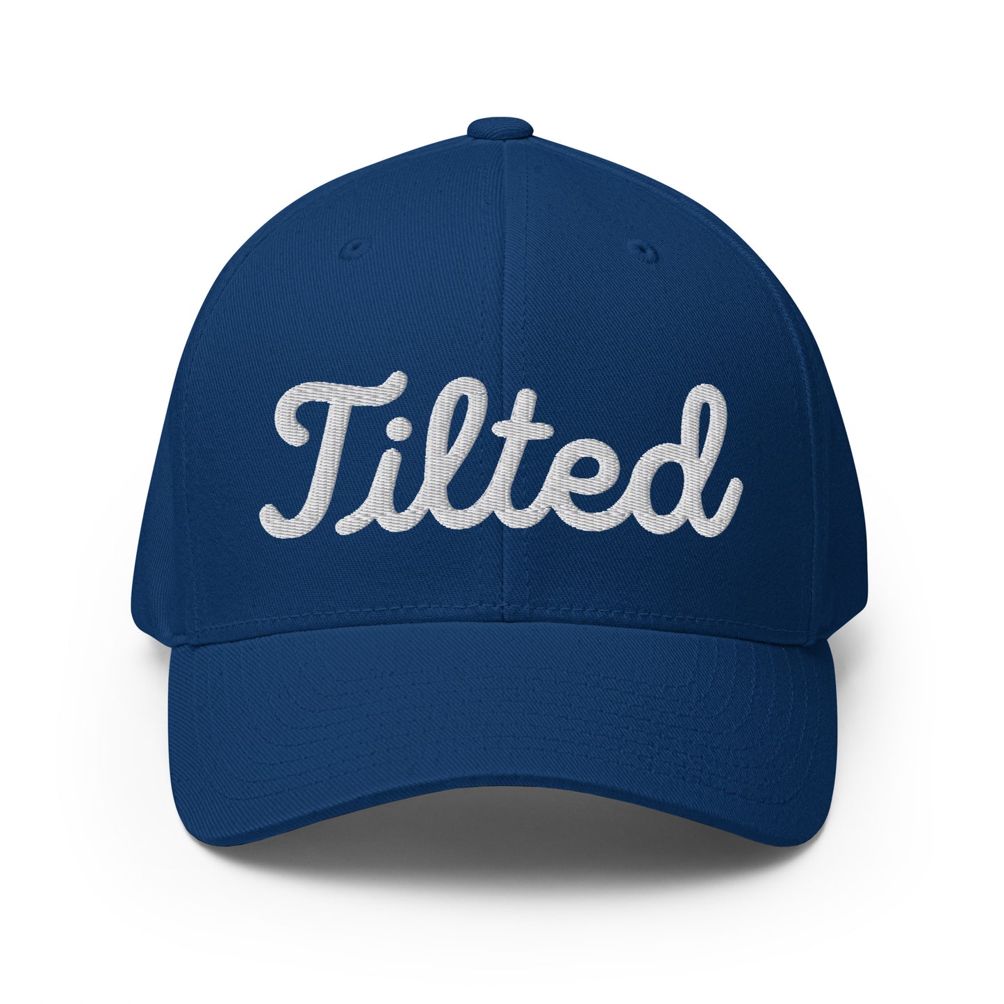 Tilted golf hat